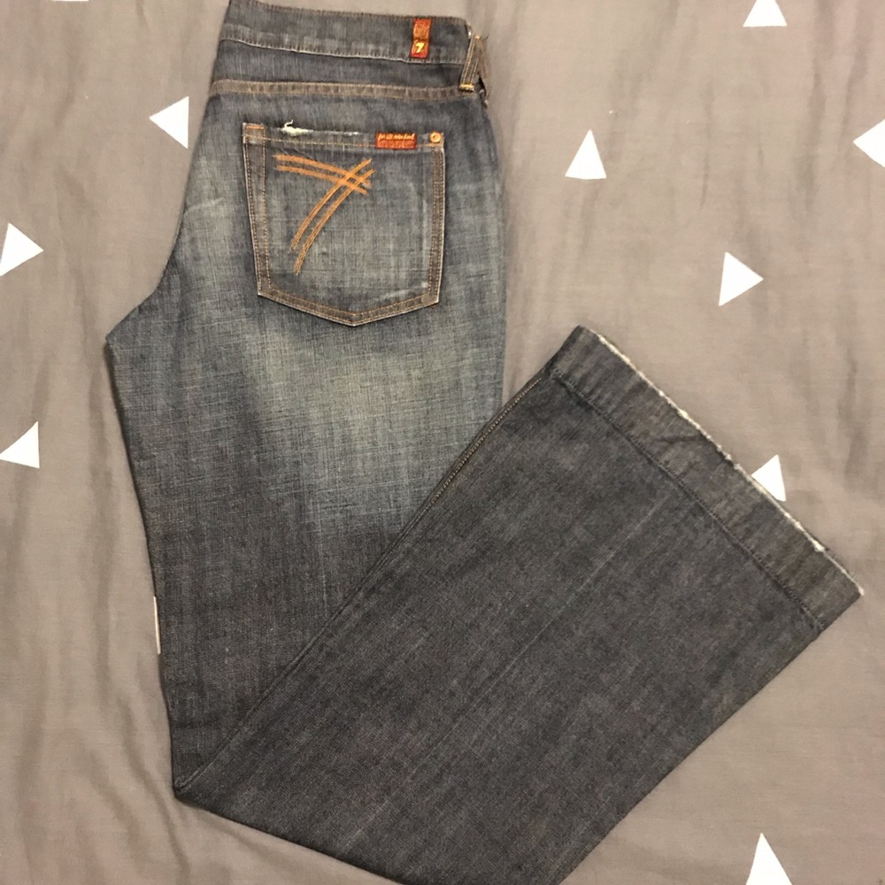 7 For All Mankind Dojo Trouser Jeans, 31